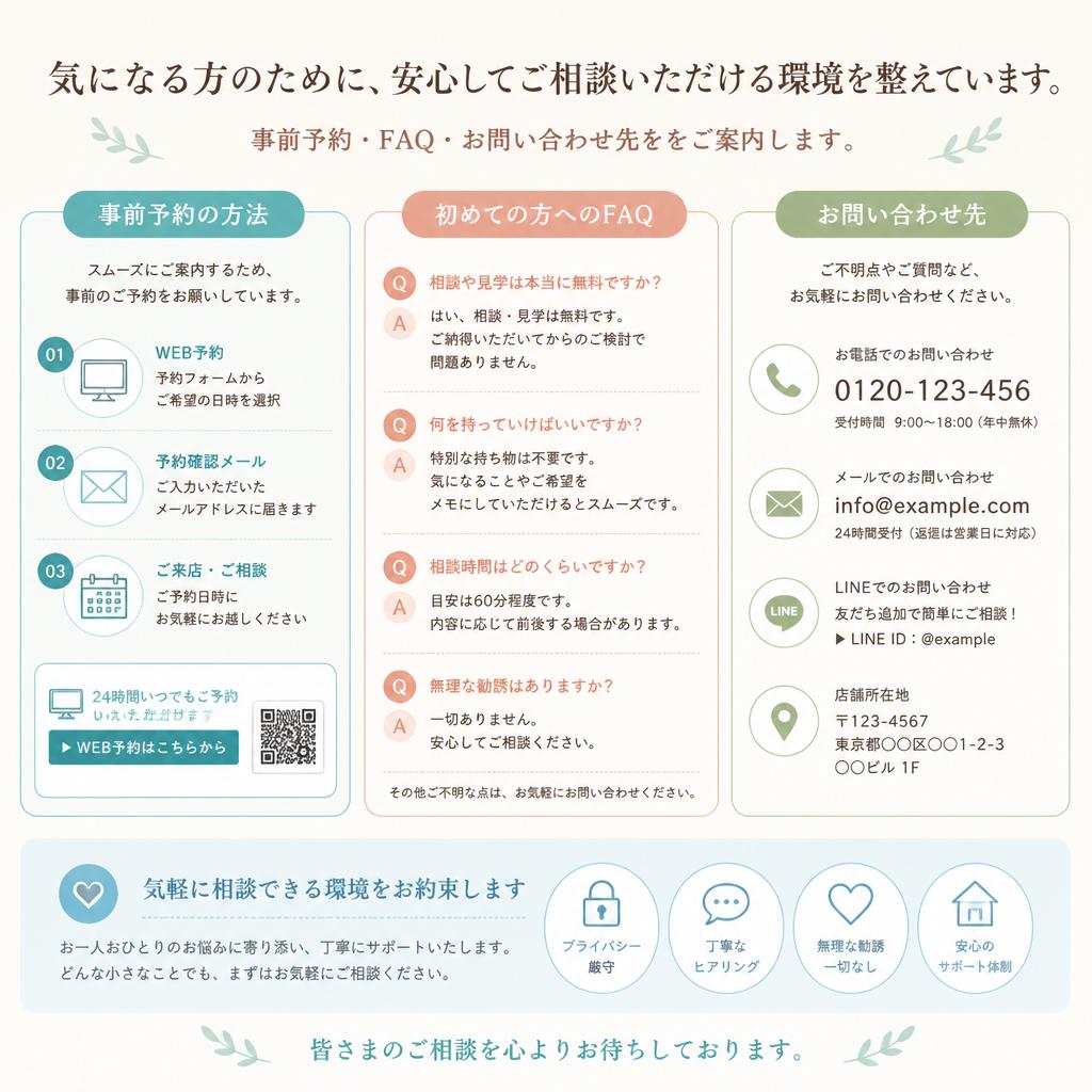 7. お問い合わせ・ご予約