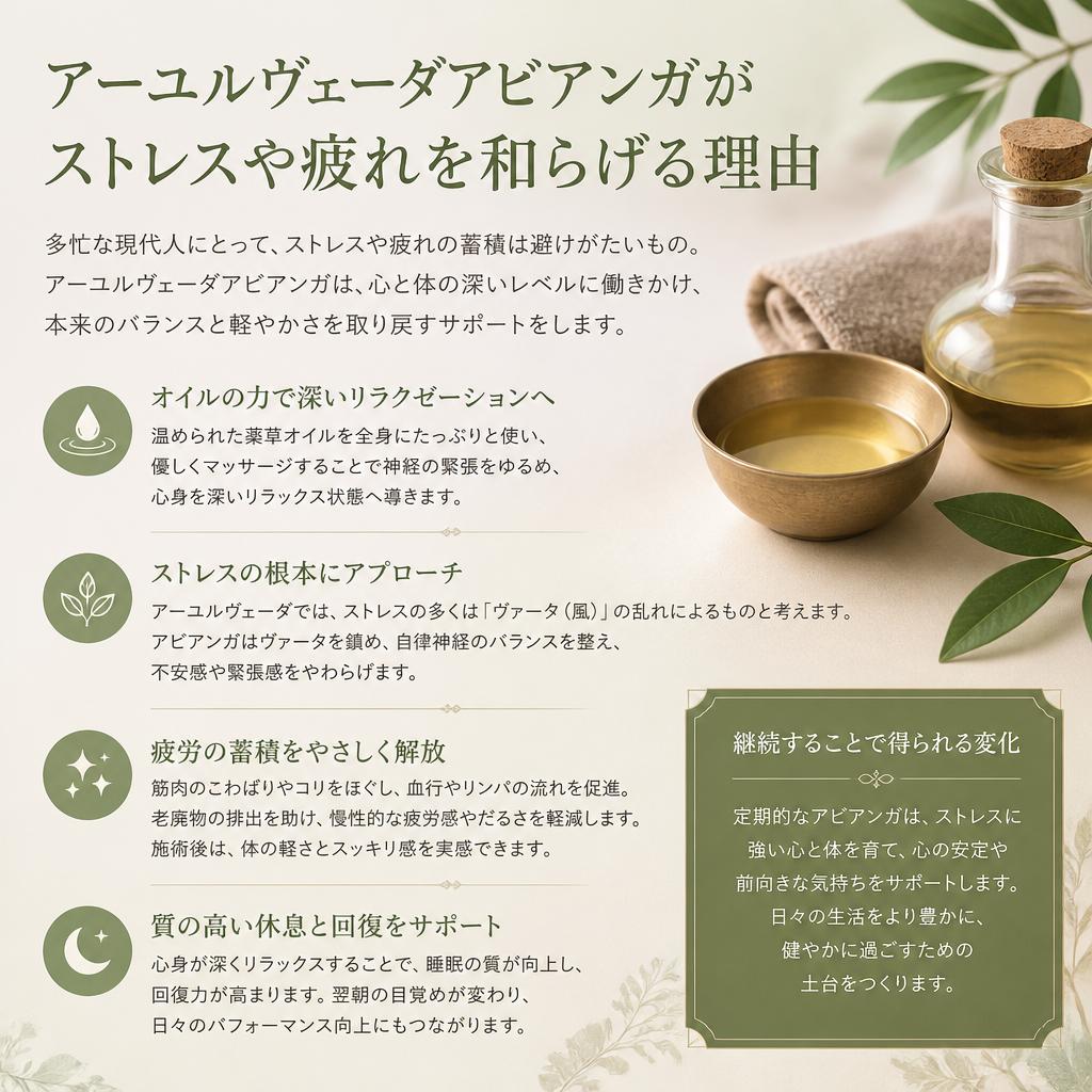 2. 疲れやストレスに悩む方への処方箋