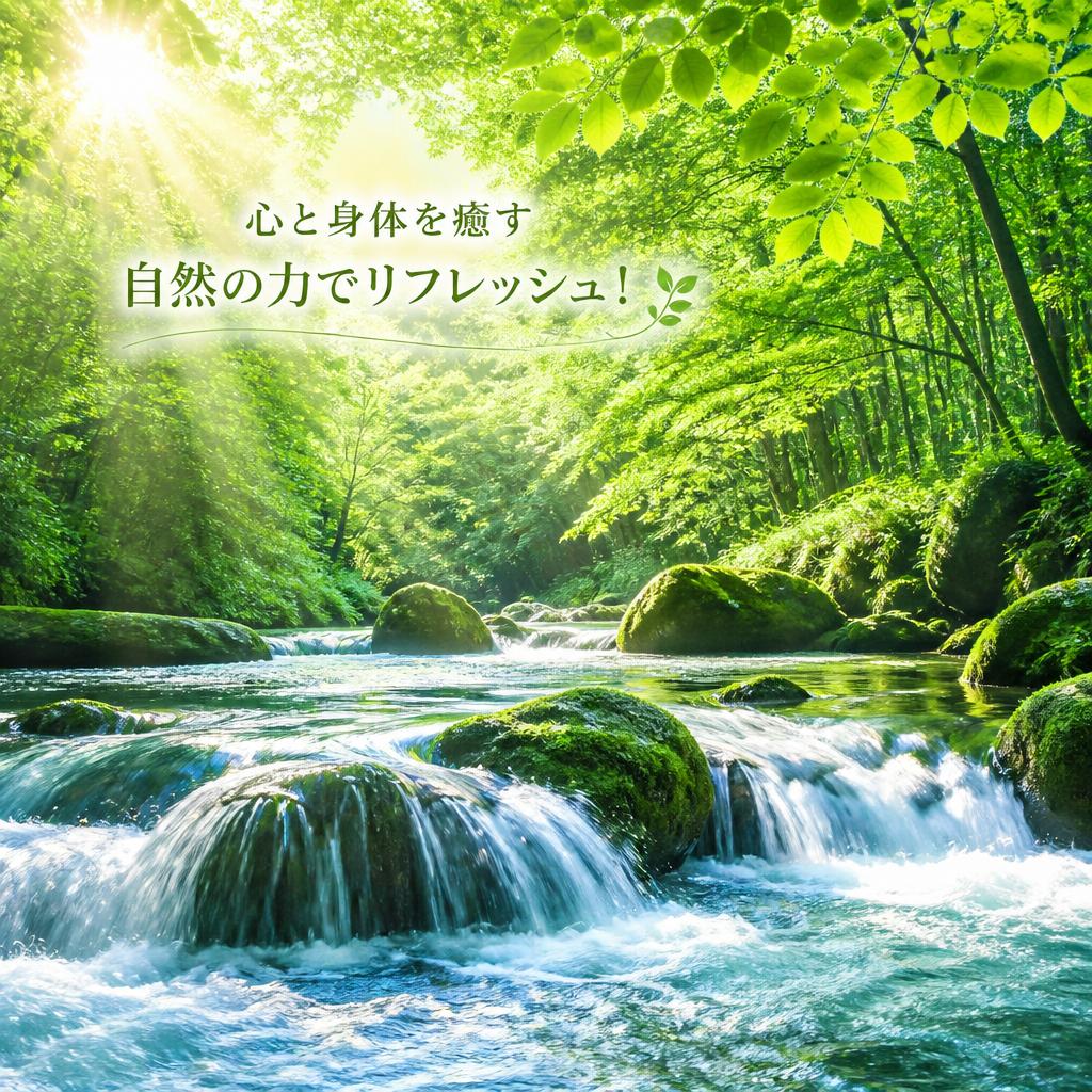 心と身体を癒す自然の力でリフレッシュ！