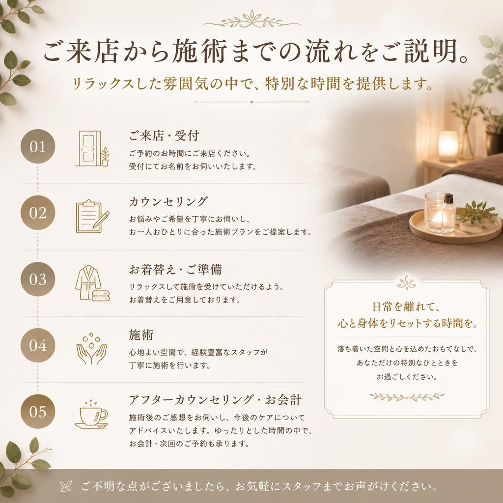 施術の流れ