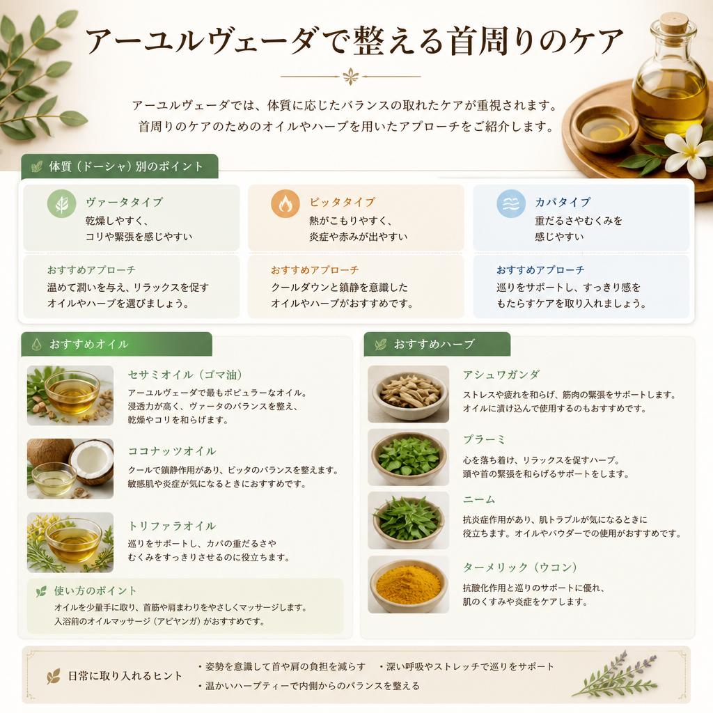 アーユルヴェーダの視点からのアプローチ