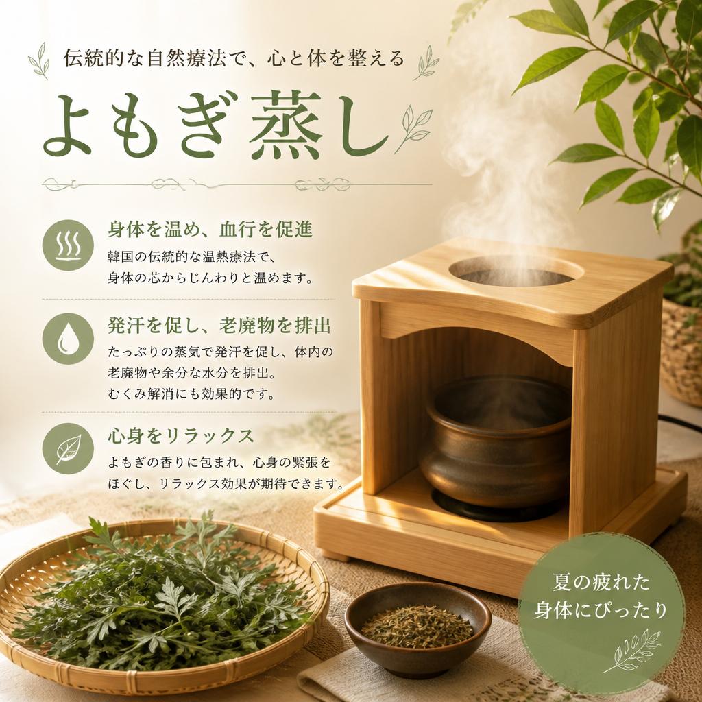 よもぎ蒸しの魅力